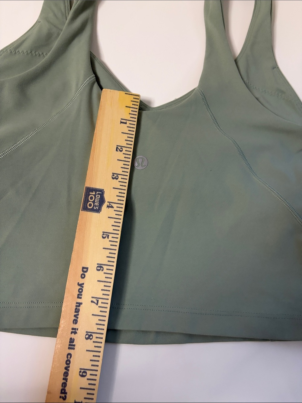 Lululemon Align Cropped Tank Top - Green Sage / Mint - Size 6 - Picture 10 of 10